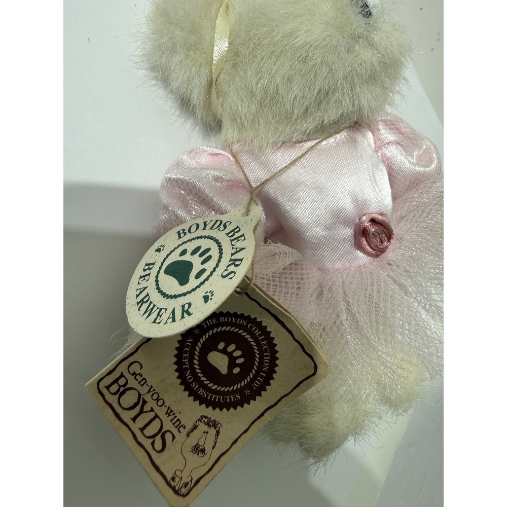 Boyds Bears Twila Twinkletoes Ballerina Plush Ornament Pink Tutu 56302 TAGS - Picture 7 of 9